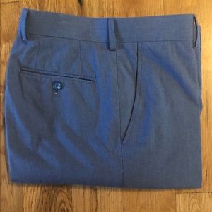 crown & ivy chambray blue dress pants